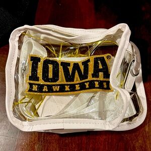 IOWA - Hawkeyes | Game Day | Clear Purse | Adjustable Strap | Crossbody Bag